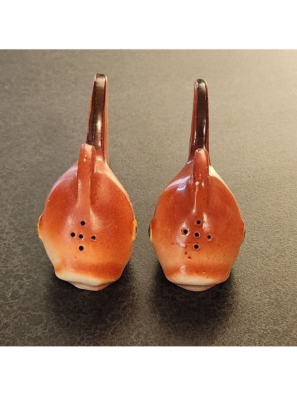 Rare Vintage Ceramic Koi Fish Salt And Pepper Shakers - Picture 5 of 9